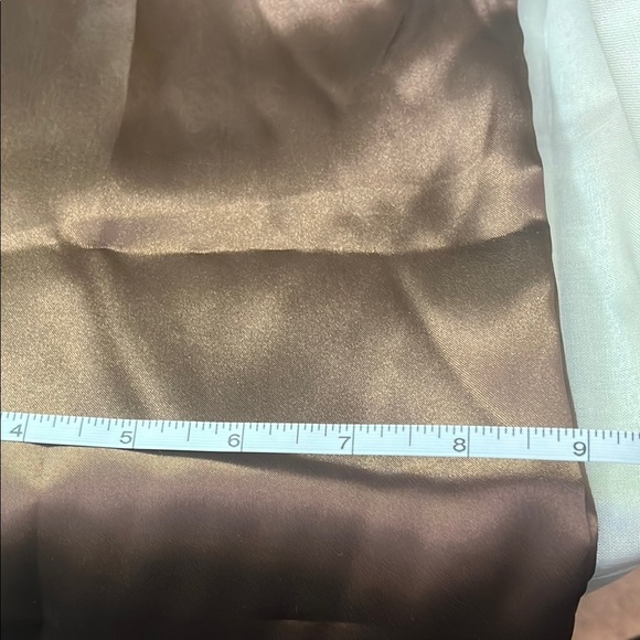 🆕 Elegant Brown Satin Women's Purse-Wallet Dust Bag - Picture 4 of 7